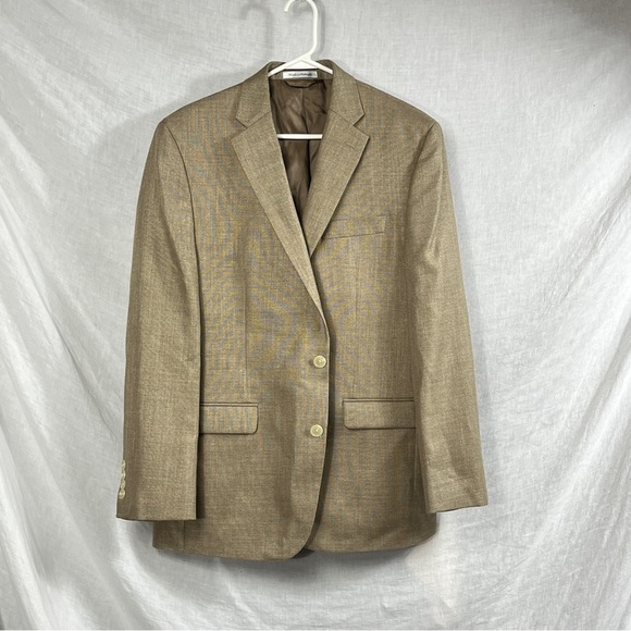 Lauren Ralph Lauren Other - Lauren Ralph Lauren Mens 40R Blazer Casual Sport Jacket Suit Neutral Tan Brown